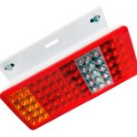 Farol trasero con placa